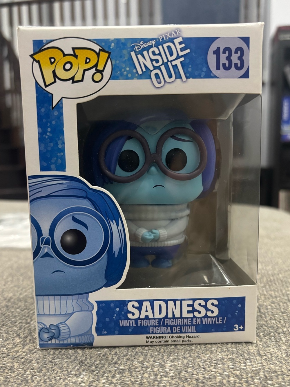 BNIB Funko Pop! inside Out - Sadness #133